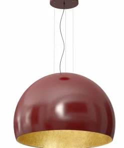 Fashion Sklep Kaja Estetyczna lampa wisząca, kolor winnej czerwieni LX 1691 z serii COMPO