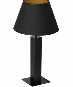 Estetyczna lampka stołowa, czarno-złota LX 3612 z serii TABLE LAMPS*Sklep Kaja Cheap