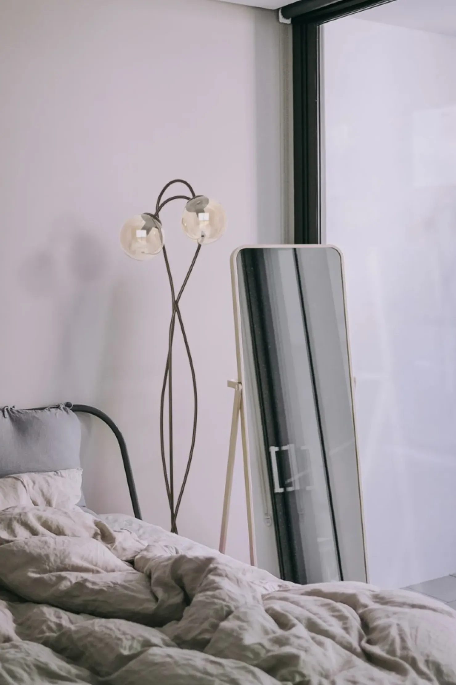Fantazyjna lampa podłogowa z kloszami K-5129 z serii FLORO | Kaja*Sklep Kaja Best Sale