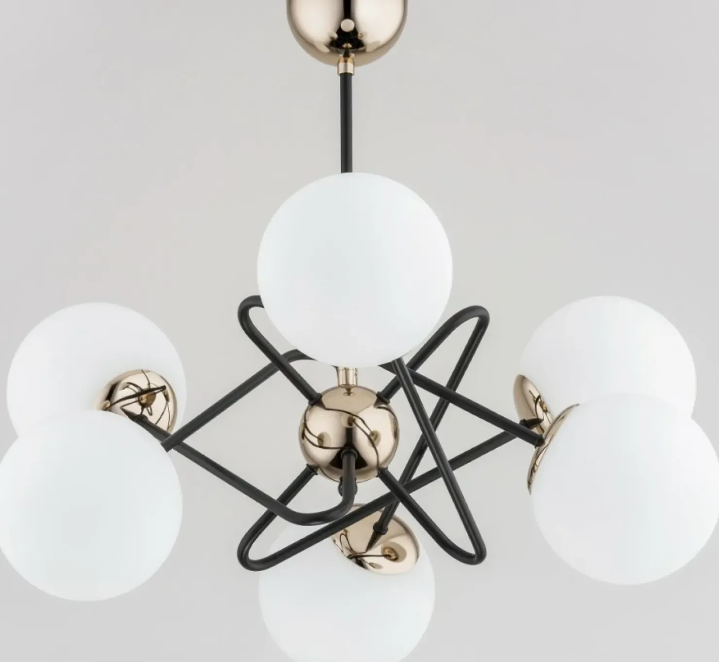 Outlet Sklep Kaja Finezyjna lampa sufitowa z białymi kloszami AL 63104 | Kaja