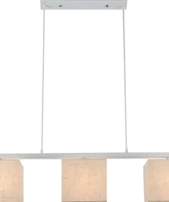 Funkcjonalna lampa z lnianymi abażurami 33-58355 BOHO | Kaja*Sklep Kaja Online