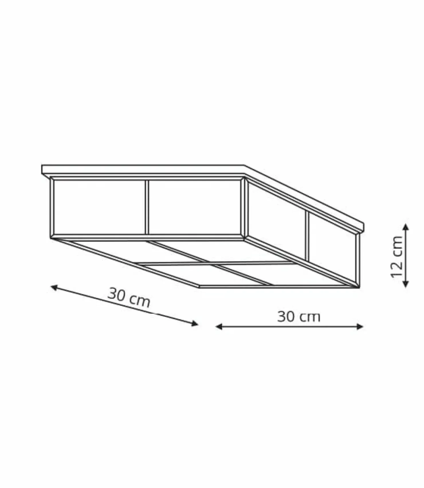New Sklep Kaja Geometryczna, chromowana lampa sufitowa LP-2323/2C MONZA | Kaja