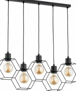 Sale Sklep Kaja Geometryczna, druciana lampa nad stół w salonie AL 63175 z serii KOMBI | Kaja Oś