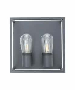 Geometryczna lampa ścienna, kinkiet na taras 10503 MARGOT | Kaja*Sklep Kaja Clearance