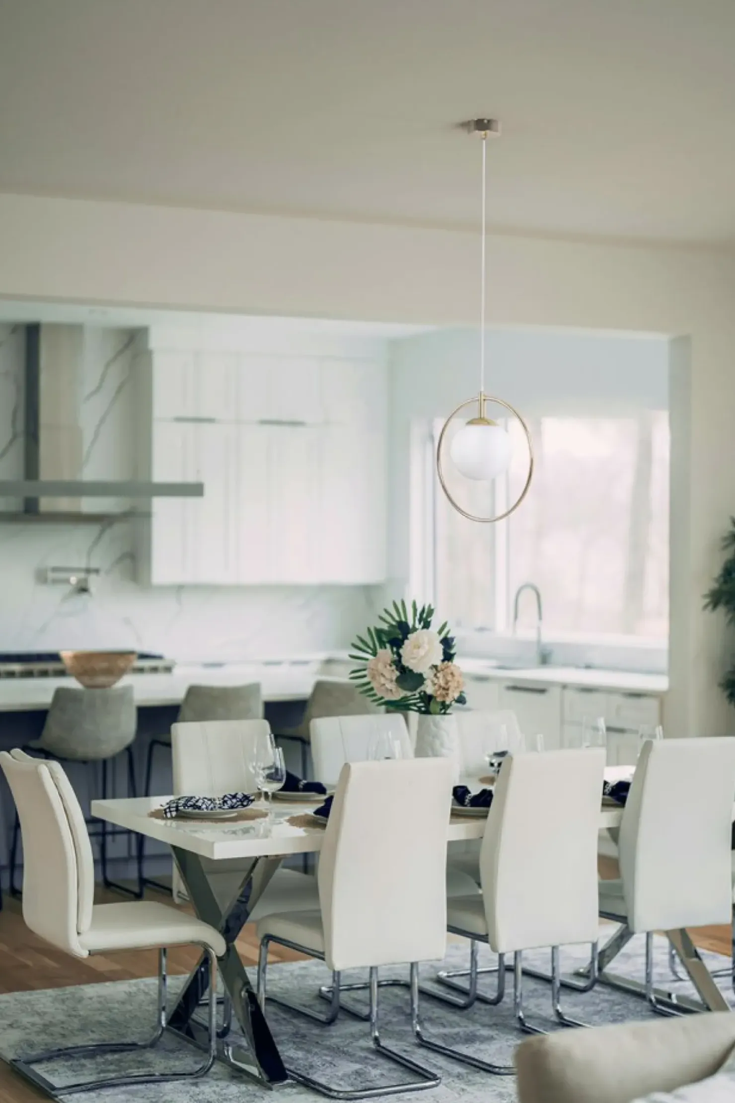 Geometryczna lampa wisząca, regulowana wysokość K-5390 z serii RITUS*Sklep Kaja New