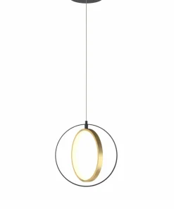 New Sklep Kaja Geometryczna lampa wisząca LED do sypialni WF 6134-0110 VALLA | Kaja