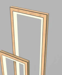 Geometryczna, ledowa lampa stojąca WF 3023-206 PESCARA | Kaja*Sklep Kaja Hot