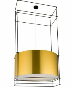 Hot Sklep Kaja Geometryczna, ozdobna lampa - mosiądz 145cm ANT 9542 PAA | Kaja