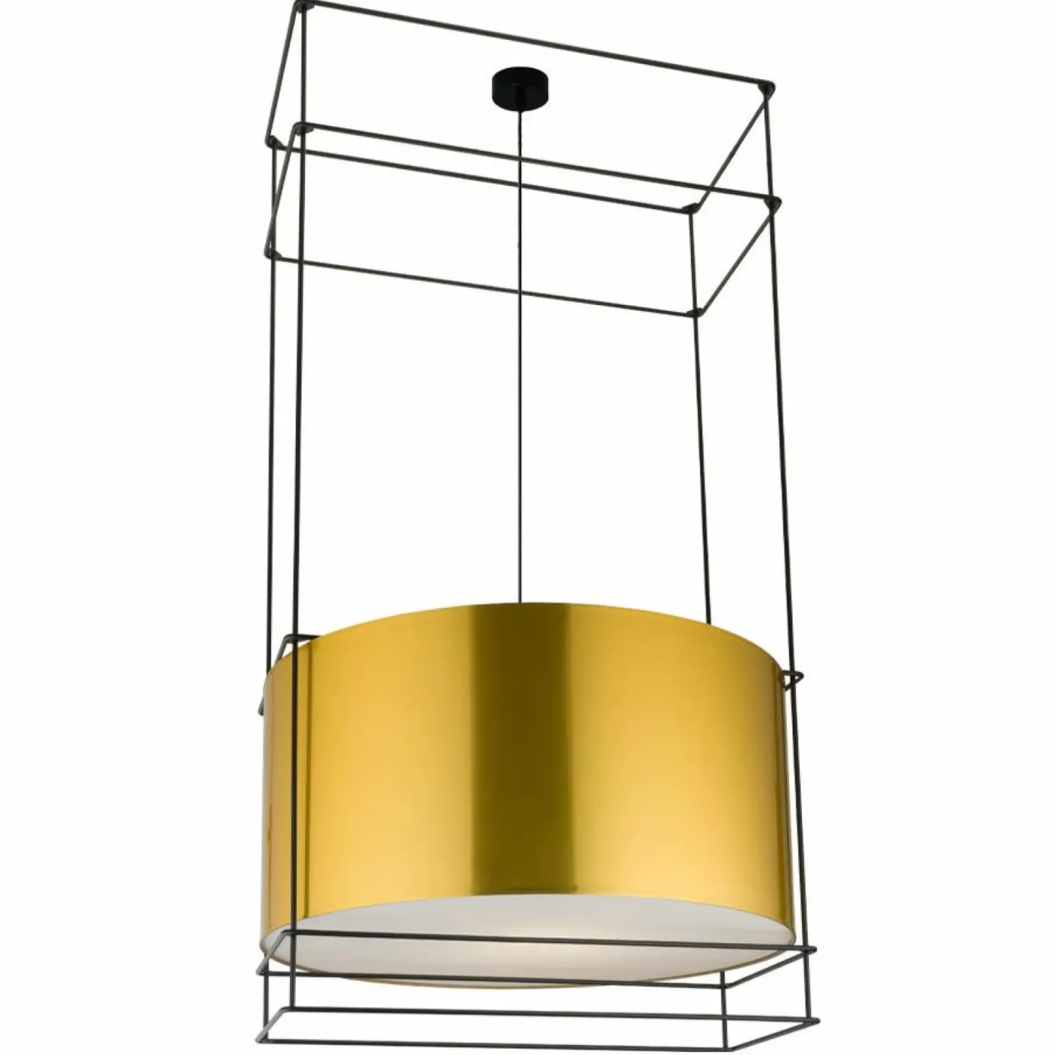 Hot Sklep Kaja Geometryczna, ozdobna lampa - mosiądz 145cm ANT 9542 PAA | Kaja