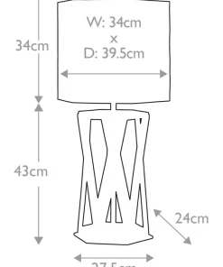 Geometryczna, złota lampa stołowa APOLLO-TL z serii APOLLO*Sklep Kaja Cheap