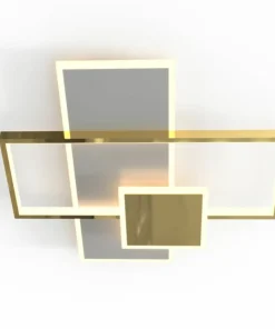 Geometryczna, złota lampa sufitowa LED MX4463-3-3YYCGT SALO | Kaja*Sklep Kaja Shop