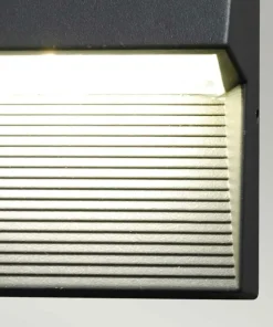 Geometryczny, grafitowy kinkiet FREYR-SQ z serii FREYR*Sklep Kaja Store