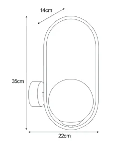 Geometryczny kinkiet ścienny, w białym kolorze K-5308 z serii ALMA*Sklep Kaja Discount