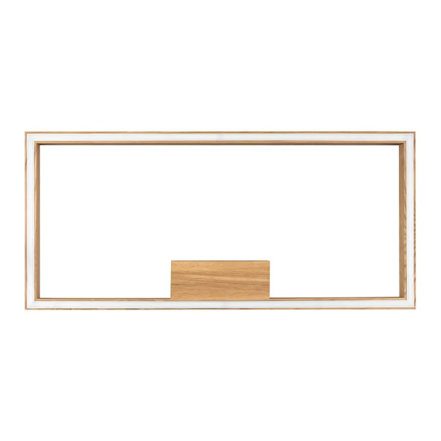Geometryczny plafon LED wykonany z drewna 9141174 RAMME | Kaja*Sklep Kaja Cheap