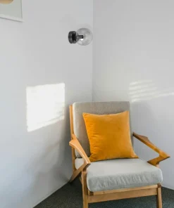 Grafitowa lampa sufitowa, klosz o średnicy 14cm K-5363 z serii MEGAN*Sklep Kaja Best