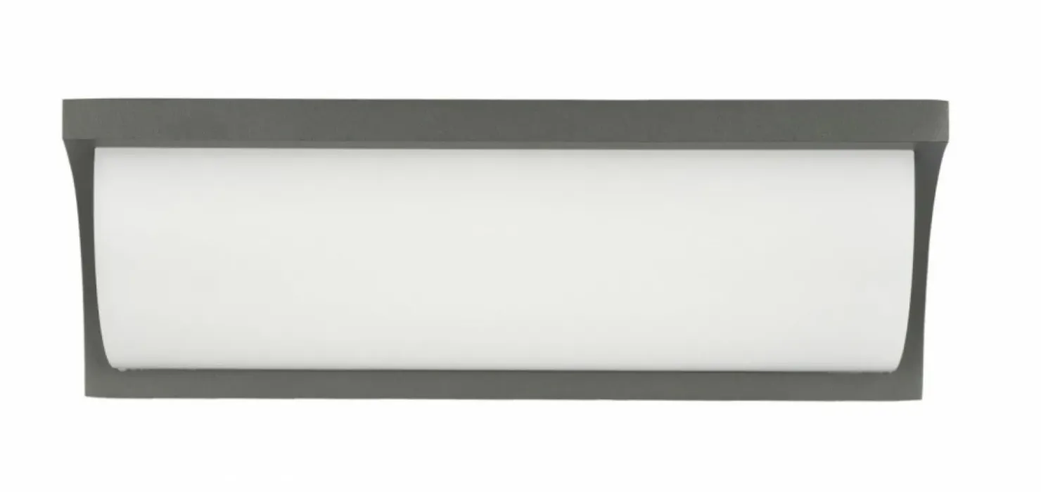 Grafitowy kinkiet elewacyjny ze światłem LED, 13W MN19301 z serii MONA | Kaja Oś*Sklep Kaja Flash Sale
