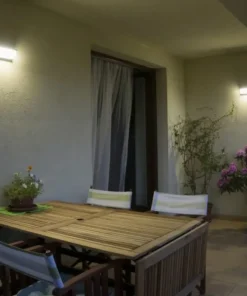 Grafitowy kinkiet elewacyjny ze światłem LED, 13W MN19301 z serii MONA | Kaja Oś*Sklep Kaja Flash Sale