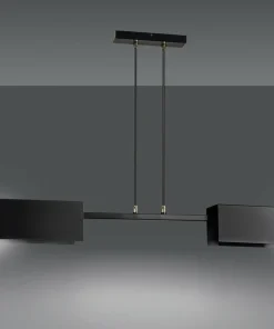 Online Sklep Kaja Industrialna, dwukierunkowa, czarna lampa wisząca 633/2 TOLOS | Kaja