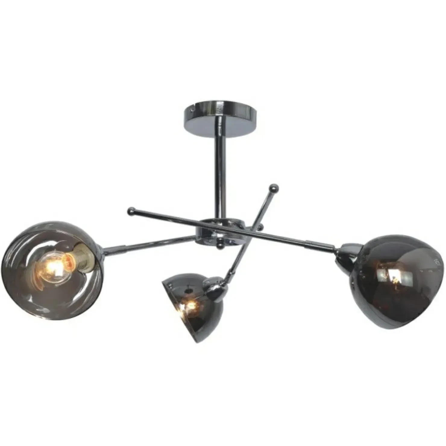 Discount Sklep Kaja Industrialna lampa do sypialni K-JSL-1286/3-2 HORNET | Kaja chrom