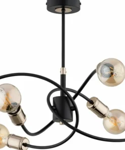 Store Sklep Kaja Industrialna lampa sufitowa na ozdobne żarówki AL 63170 z serii KARUZO | Kaja Oś