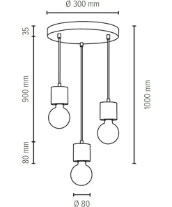 Fashion Sklep Kaja Industrialna lampa wisząca z drewnem, do kuchni 71689304R PINO | Kaja