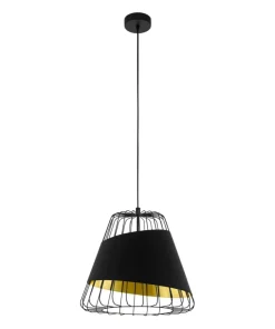 Hot Sklep Kaja Industrialna lampa z drucianym kloszem 49446 AUSTELL | Kaja