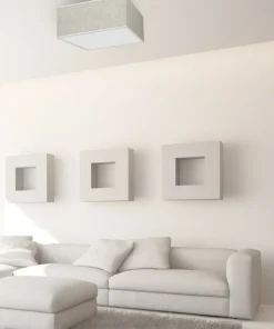 Jasny plafon, lampa sufitowa, kształt kwadratu MLP7496 z serii LINO | Kaja Oświe*Sklep Kaja Cheap