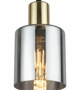 Flash Sale Sklep Kaja Kaskada lustrzanych kloszy na czarnych zwisach TK 6663 SIERRA GOLD