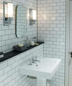 Kinkiet łazienkowy, polerowany chrom BATH-WS1 z serii WORCESTER*Sklep Kaja Cheap