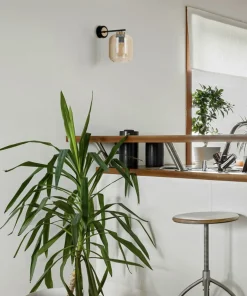 Kinkiet ścienny z kloszem, na żarówkę E27 K-5513 z serii IGA*Sklep Kaja Online