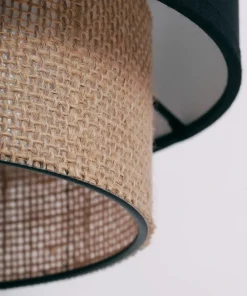Kinkiet ścienny z podwójnym abażurem, w stylu boho K-5234 z serii GATO*Sklep Kaja Sale
