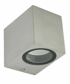 Kinkiet elewacyjny na GU10, kolor aluminium 5001 BR z serii MINI | Kaja Oświetle*Sklep Kaja Cheap
