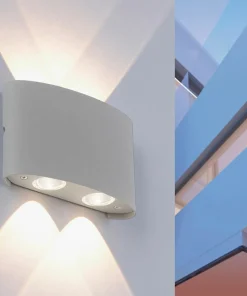 Kinkiet ogrodowy, 4 źródła LED 9487-21 z serii CARLO | Kaja*Sklep Kaja Cheap
