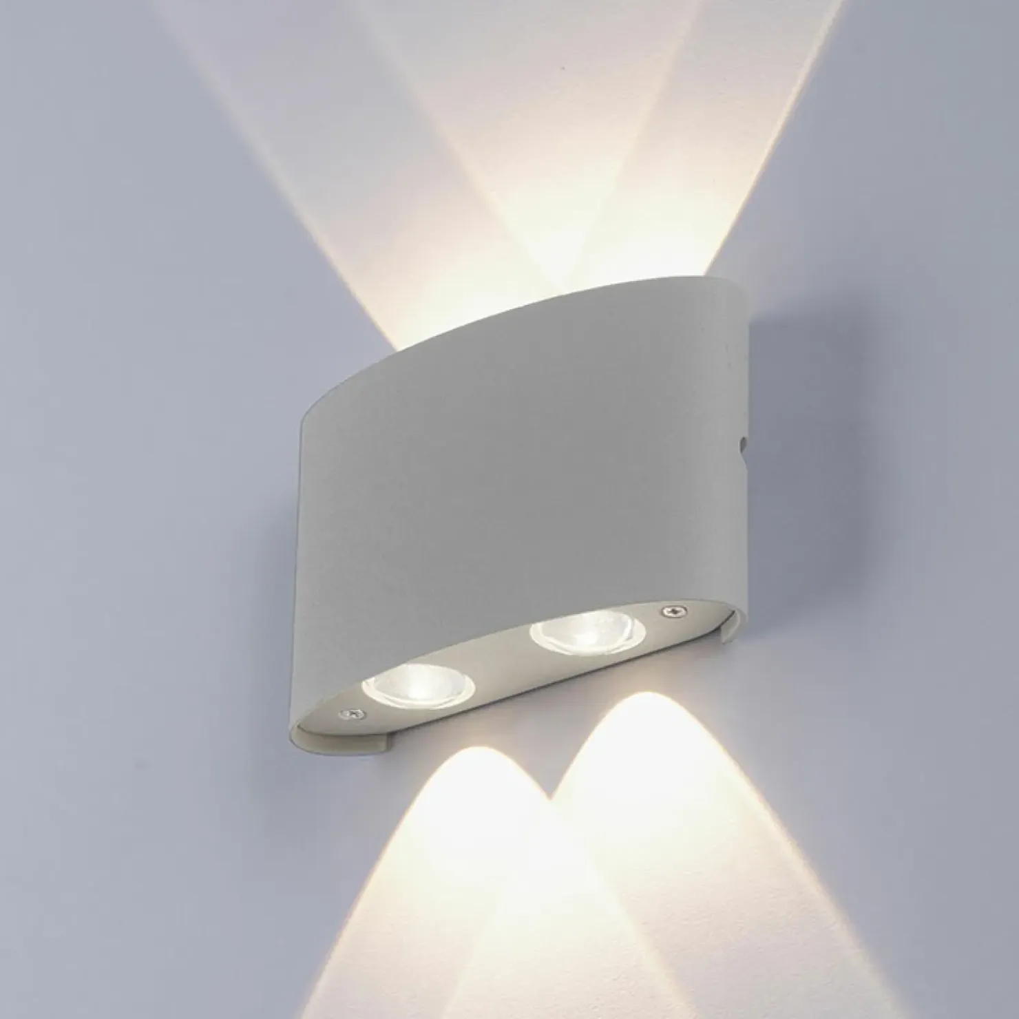 Kinkiet ogrodowy, 4 źródła LED 9487-21 z serii CARLO | Kaja*Sklep Kaja Cheap