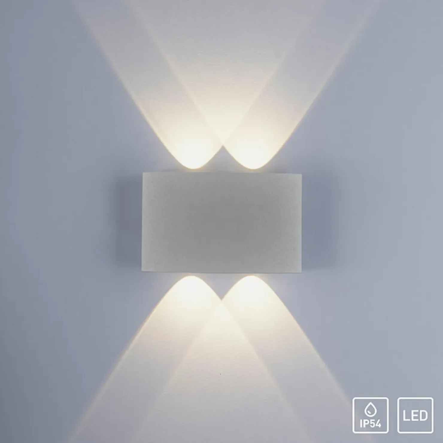 Kinkiet ogrodowy, 4 źródła LED 9487-21 z serii CARLO | Kaja*Sklep Kaja Cheap