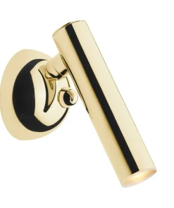 Kinkiet w kolorze złotym, tuba LED W0461-01A-F7F7 LOYA | Kaja*Sklep Kaja Fashion