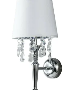 Kinkiet w stylu glamour, do sypialni LP-0412/1W WH VIGO | Kaja*Sklep Kaja Outlet