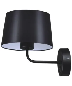 Kinkiet z abażurem i włącznikiem K-4351 REMI BLACK | Kaja Oświetlenie*Sklep Kaja Best Sale