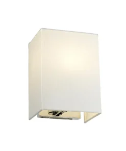 Kinkiet z eleganckim abażurem DL-RILEY-S-IV-PC z serii RILEY*Sklep Kaja Best