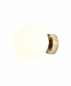 Kinkiet złoty mały elegancki z kloszem 1076C30_S BALL | Kaja*Sklep Kaja Fashion