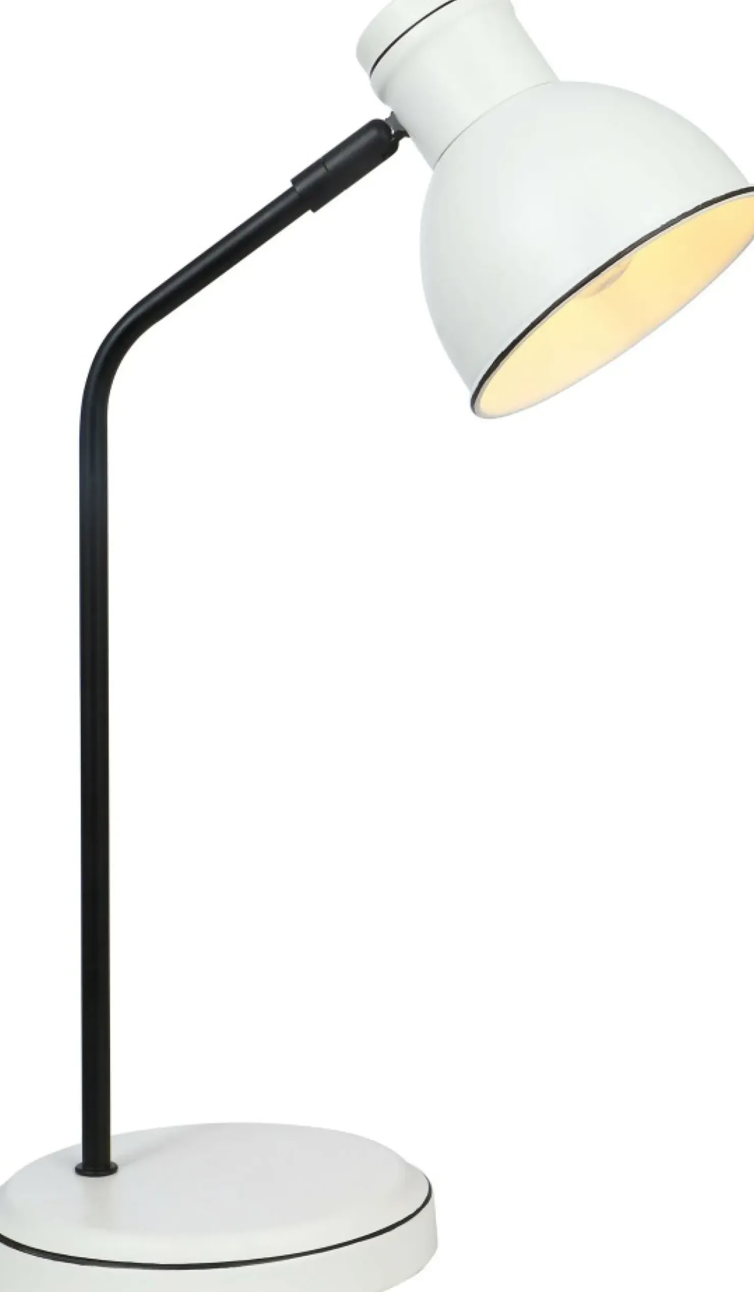 Klasyczna, biało-czarna lampka biurkowa 41-72078 z serii ZUMBA | Kaja*Sklep Kaja Flash Sale