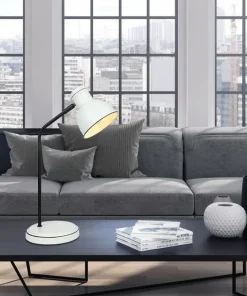 Klasyczna, biało-czarna lampka biurkowa 41-72078 z serii ZUMBA | Kaja*Sklep Kaja Flash Sale
