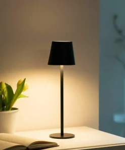 Klasyczna, czarna lampka stołowa LED 19250-18 EURIA | Kaja Oświetlenie*Sklep Kaja Cheap