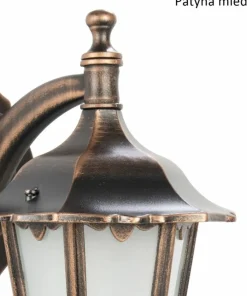 Klasyczna lampa ścienna, elewacyjna K 3012/1/M z serii RETRO MIDI | Kaja Oświetl*Sklep Kaja Outlet