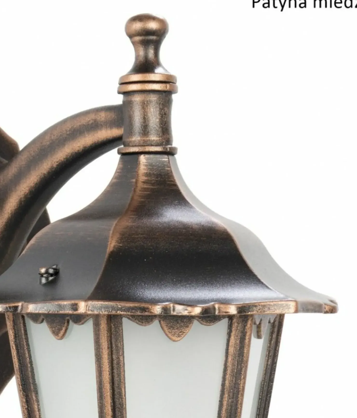 Klasyczna lampa ścienna, elewacyjna K 3012/1/M z serii RETRO MIDI | Kaja Oświetl*Sklep Kaja Outlet