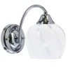 Klasyczna lampa ścienna, srebrny kinkiet 21-09449 PREGO | Kaja*Sklep Kaja New
