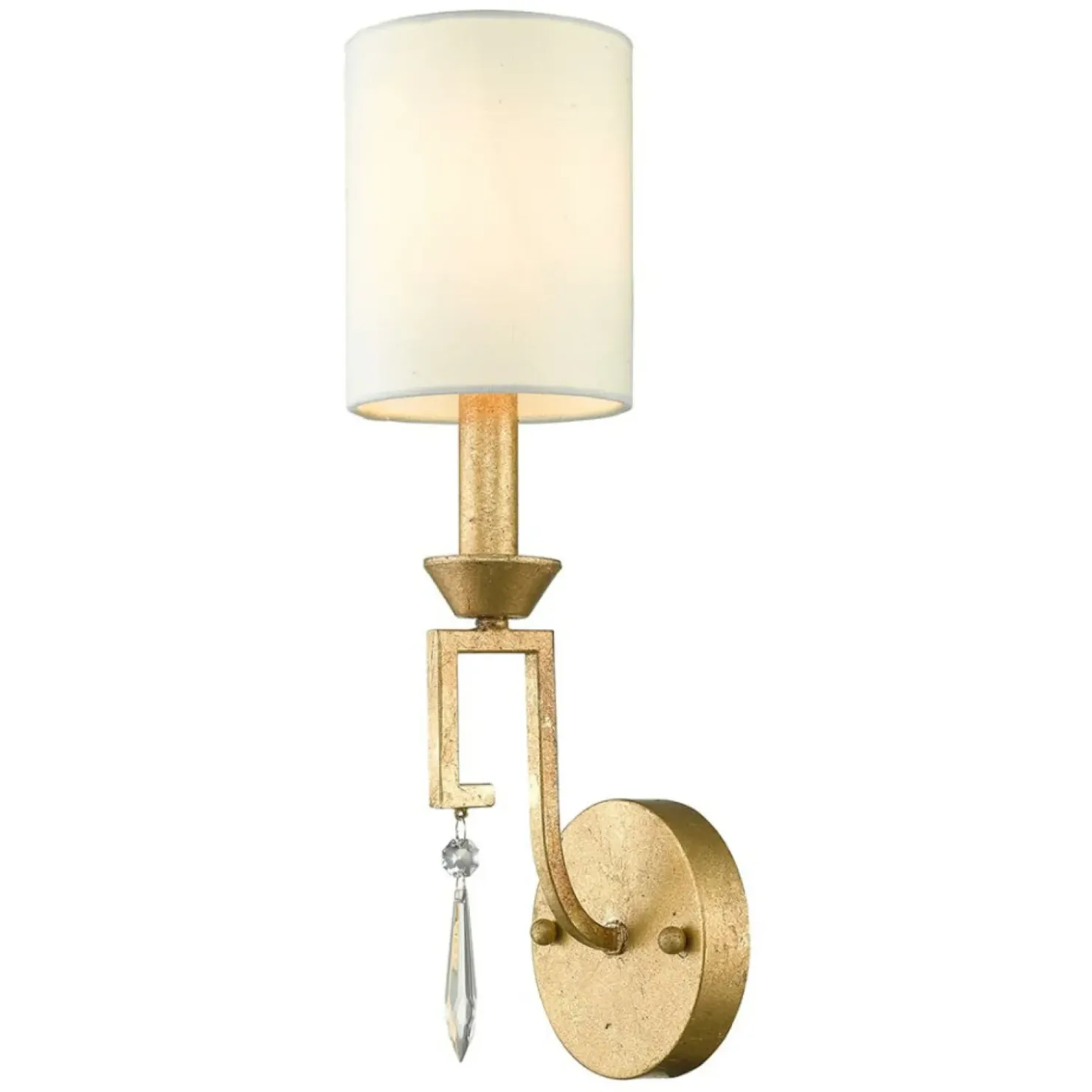 Klasyczna lampa ścienna z kryształkiem GN-LEMURIA1 z serii LEMURIA*Sklep Kaja Sale