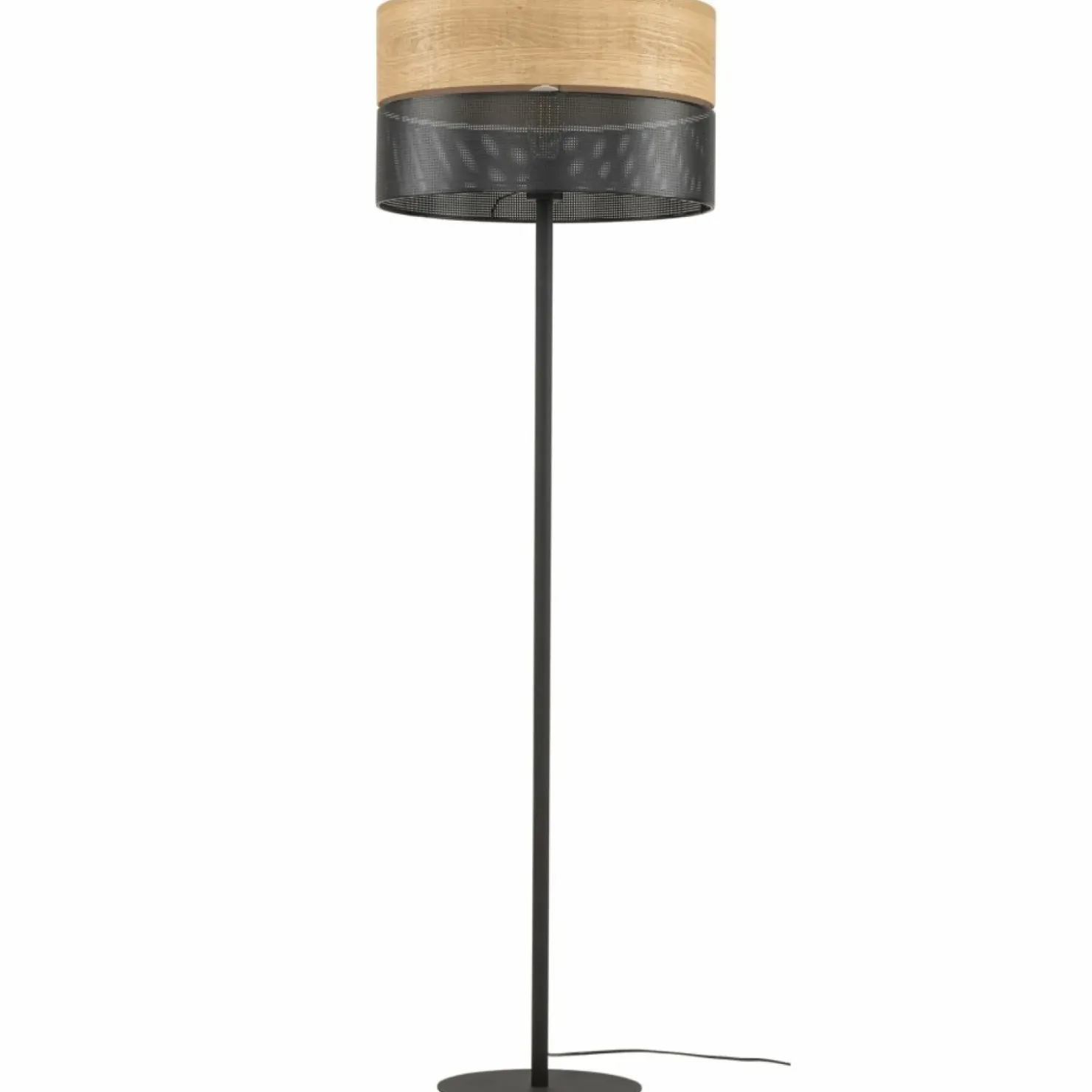 Klasyczna lampa podłogowa z abażurem boho TK 5123 z serii NICOL | Kaja*Sklep Kaja Sale