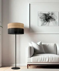 Klasyczna lampa podłogowa z abażurem boho TK 5123 z serii NICOL | Kaja*Sklep Kaja Sale