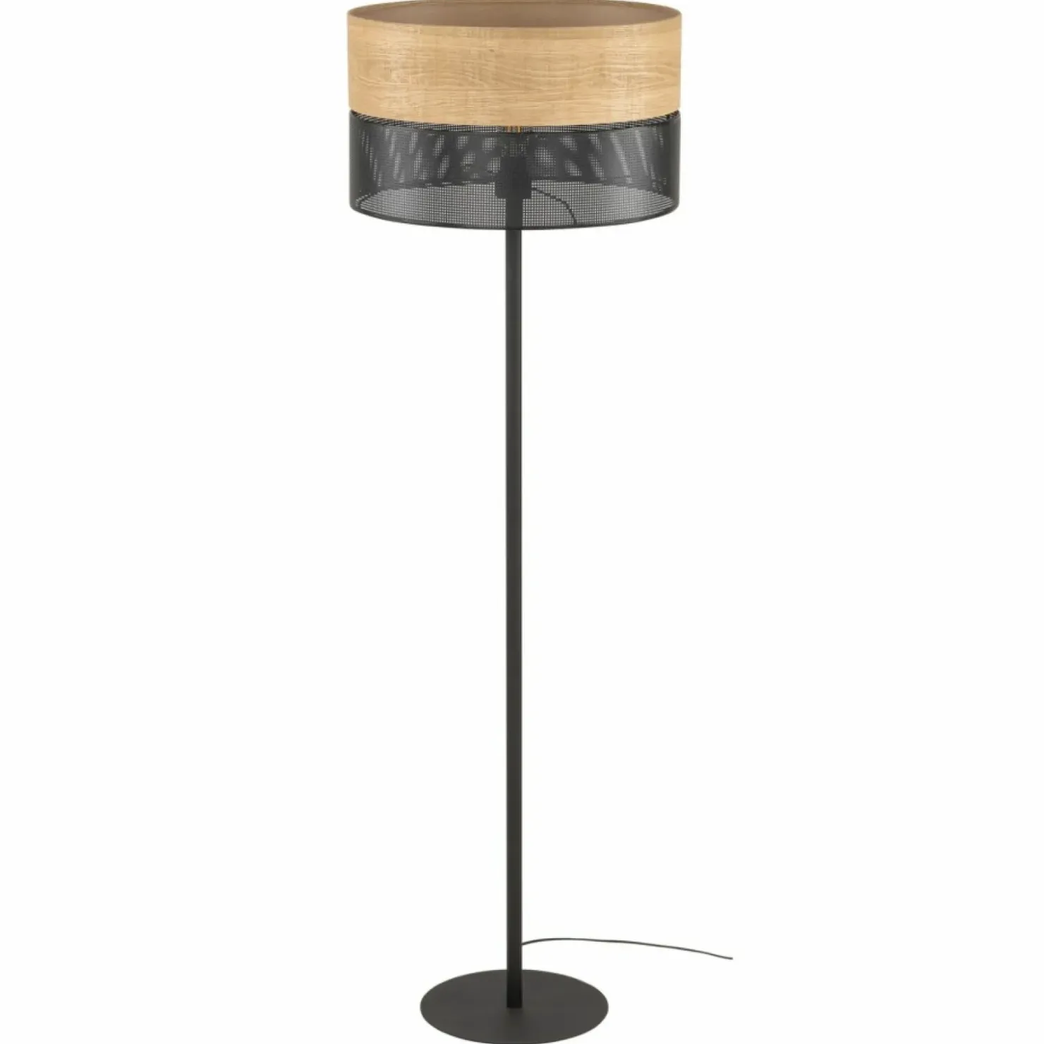 Klasyczna lampa podłogowa z abażurem boho TK 5123 z serii NICOL | Kaja*Sklep Kaja Sale